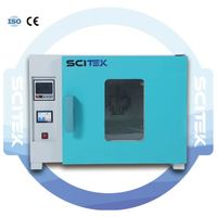 Four de séchage à air forcé SCITEK 30L pour laboratoire, chauffé électriquement, RT+10 à 300°C ℃   Contrôleur PID intelligent à microprocesseur pour four de séchage 30L