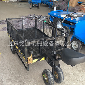 Bicicleta Eléctrica de Carga, 48V 500W, Batería de Litio, Rueda de 20 Pulgadas, Cuadro de Acero al Carbono, Motor en el Buje Trasero, Largo Alcance, para Transporte en Almacenes - Product Image 2