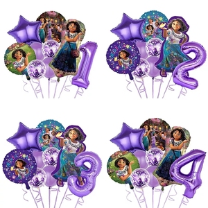<span class=keywords><strong>Encanto</strong></span> – ensemble de ballons de fête, 32 pouces, violet, chiffres, en aluminium, pour enfants, 1, 2, 3e anniversaire, décoration, Air Globos, nouveau - Product Image 5