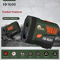 Telémetro Láser de Largo Alcance 1600/2000YDS para Golf y Caza, Pantalla Roja y Negra, Accesorio de Herramienta Eléctrica para Telémetro OLED