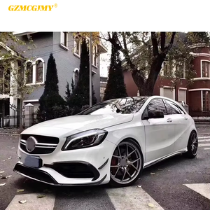 Pour mercedes-benz classe A W176 A180 A200 <span class=keywords><strong>A250</strong></span> A260 à A45 pare-chocs avant lèvre gril diffuseur corps Kit 2013-18 - Product Image 4