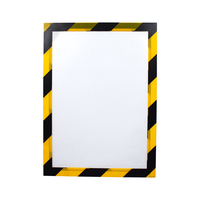 Popular de alta calidad elegante extraíble magnético de doble cara soporte para documentos carpeta de archivos de plástico transparente