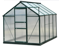 Serre de jardin en aluminium robuste, facile à assembler, pour la culture des plantes en extérieur et en intérieur