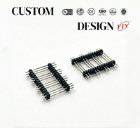 Conector PCB Ecológico de Doble Fila de Pines PH2.0 de 2.0mm, 28 Pines (2x14P), Recto de 180 Grados, con Diseño de Pines Personalizado de Plástico
