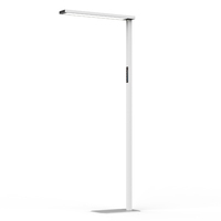 Lampe de bureau LED pliable, chargement USB, 3 températures de couleur, contrôle tactile, intensité réglable, lumière de lecture pour la protection des yeux, pour la maison, l'étude et le bureau