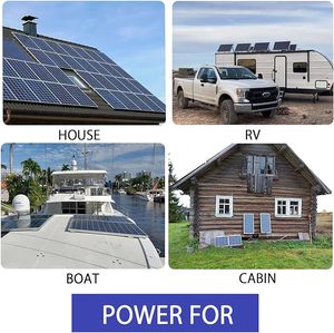 แผงโซลาร์เซลล์กันน้ำสำหรับภายนอกอาคาร 300W 500W พลังงานแสงอาทิตย์ - Product Image 2