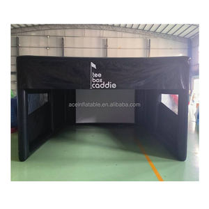 Tente de golf gonflable, Portable, intérieur, extérieur, personnalisé, simulateur de golf, enceinte, <span class=keywords><strong>baie</strong></span> de frappe avec écran - Product Image 2