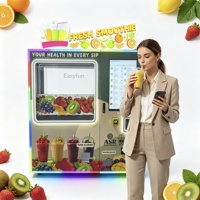 Distributeur automatique de smoothies en libre-service Easyfun avec surveillance à distance et gestion des stocks pour les distributeurs mondiaux