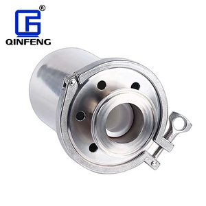 صحي من الفولاذ المقاوم للصدأ عالي الجودة ثلاثي المشبك متنفس فلتر الهواء خزان تنفيس جهاز تنفس التنفس صمام صحي لإطلاق الهواء - Product Image 6