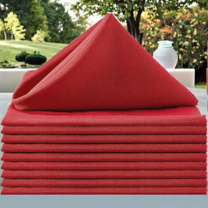 ผ้าปูโต๊ะและผ้าเช็ดปากสำหรับใช้บนเครื่องบิน ทำจากโพลีเอสเตอร์สีไวน์แดง ผลิตด้วยมือ ทันสมัย สามารถปรับแต่งได้ ใช้ซ้ำได้ ย้อมสีเรียบๆ ผลิตในประเทศจีน - Product Image 3