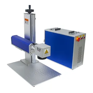 20w 30w 50w fiber laser marking engraving machine for plastic name plate metal credit id card