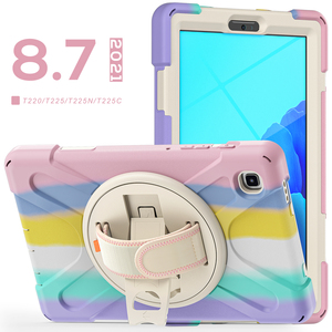 Custodia Protettiva Antiurto di Alta Qualità con Supporto Girevole a 360° per <span class=keywords><strong>Tablet</strong></span> <span class=keywords><strong>Samsung</strong></span> Galaxy TAB <span class=keywords><strong>A7</strong></span> Lite T220 T225 - Product Image 2