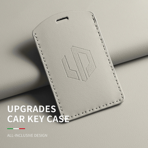 Étui <span class=keywords><strong>de</strong></span> protection en cuir pour clé <span class=keywords><strong>de</strong></span> voiture, couleur d'origine, pour télécommande sans clé Leapmotor B01 C11 C16 C10, accessoires <span class=keywords><strong>de</strong></span> protection <span class=keywords><strong>de</strong></span> carte-clé - Product Image 3