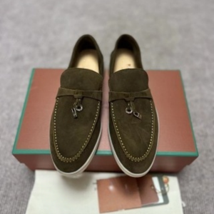 <span class=keywords><strong>Mocassini</strong></span> in Vera Pelle Multifunzionali con Fibbia e Nappine, Scarpe Basse con Suola Morbida, Calzature Casual Unisex Tinta Unita di Tendenza - Product Image 6
