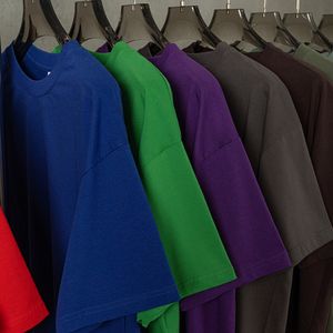 T-shirt Oversize da Uomo a Spalla Cadente, Manica Corta, Ideale per Personalizzazione <span class=keywords><strong>del</strong></span> Brand - Vendita all'Ingrosso - Product Image 3