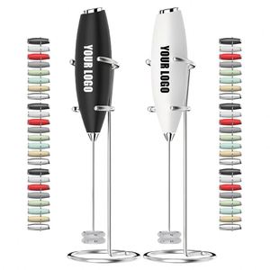 Custom logo Foam Maker Matcha Whisk Drink Mixer Stirrer Stainless Steel <b>Coffee</b> Frother Kitchen Handheld Electric Milk Frother - Product Image 1