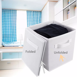 Bán Buôn Không Dệt Có Thể Gập Lại Lưu Trữ Cube Lưu Trữ Boexs Bin Không Dệt Vải Có Thể Gập Lại Lưu Trữ Cube Bin Hộp Cho Đồ Chơi Mặc - Product Image 3