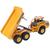 Camion à benne basculante télécommandé E581-003 Double E HMANE 1/20 2.4G 2WD RC Volvo A40G, véhicule d'ingénierie électronique, jouets pour garçons