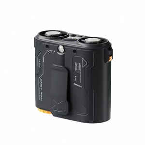 Dual Cooling <b>Head</b> Waist <b>Fan</b> Portable Clip On Waist Cooler Powerful Wind Outdoor Construction Cooling <b>Fan</b> - Product Image 1