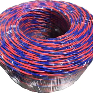 Customized colorful 2*0.5 2*0.75 2*1.0 2*1.5 2*2.0 2*2.5 ZR-RVS NH-RVS two cores LSOH 1.5mm twisted pair cable