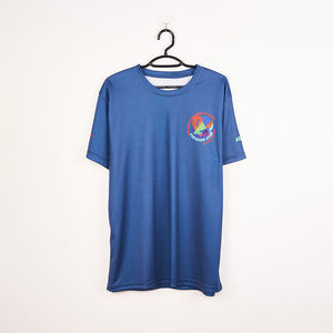 T-shirts publicitaires pour hommes Impression par sublimation personnalisée 100% Polyester T-<span class=keywords><strong>shirt</strong></span> de course Sport d'été Séchage rapide Vêtements bon marché - Product Image 3