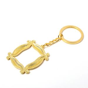 Venta caliente <span class=keywords><strong>Friends</strong></span> TV Show <span class=keywords><strong>Monica</strong></span> puerta marco dorado esmalte llavero - Product Image 6