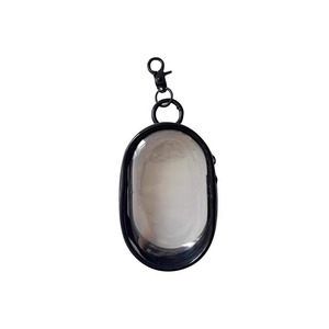 Bolsa organizadora de viaje multifuncional portátil para cables de datos, baterías externas, auriculares, forma rectangular con llavero - Product Image 5