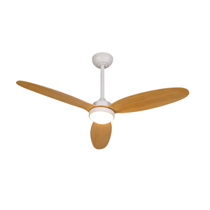 Ventilador de Techo LED Moderno con 3 Aspas Curvas de ABS Mate para Dormitorio, Sala de Estar, Comedor y Hogares Contemporáneos - Product Image 3