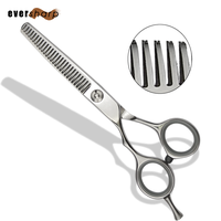 Ciseaux de coiffure professionnels pour animaux de compagnie, haute qualité, pour droitiers, droits, tranchants, polis miroir, en acier inoxydable convexe