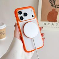 Coque de téléphone personnalisée en usine, antichoc, avec coussin d'air, support magnétique rotatif en métal, pour 18 Pro Max, avec bande antidérapante et coque airbag, pour 17 Pro