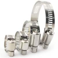 Thép Không Gỉ Loại American Worm Ổ Hose Vít Kẹp Jubilee Clip Kẹp