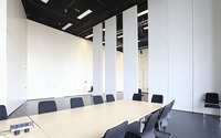 Cloisons suspendues modernes insonorisées, portes coulissantes, cloisons pliables, murs de séparation pour bureaux, salles de conférence, écoles, restaurants, gymnases