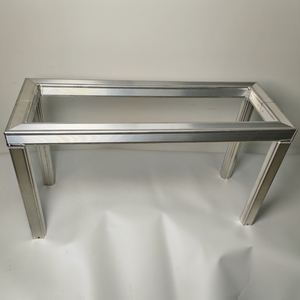 Support de montage au sol pour climatiseur à pompe à chaleur en aluminium, soudé <span class=keywords><strong>TIG</strong></span> sur mesure en usine - Product Image 2