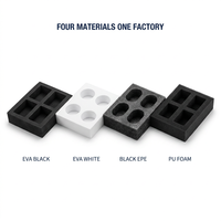 Insert en mousse EPE/EVA écologique sur mesure pour boîte de rangement de cartes de collection, plateau de présentation découpé avec précision, étanche