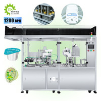 Machine de remplissage et de scellage automatique de capsules de café/thé électrique ZXSMART, haute précision, acier inoxydable, emballage de produits chimiques