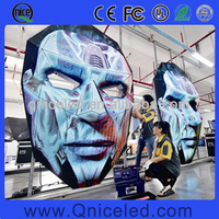 Suministro directo de fábrica Cool Show DJ Disco Halloween LED Video Wall Screen Indoor Video Board Mask Display Face Shape LED Display