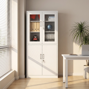 Meuble <span class=keywords><strong>de</strong></span> bureau à 3 tiroirs avec glissières silencieuses, taille personnalisée, conception insonorisante, verrouillable, en acier, style bois - Product Image 6