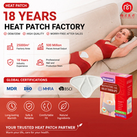 Patch chauffant pour soulager les crampes menstruelles, soin thermique à bas prix, chaleur utérine apaisante