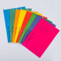 Carpeta de Archivo Colgante de Papel Personalizada al por Mayor, Tamaño A4/FC, con Área para Etiquetas, para una Gestión Eficiente de Documentos
