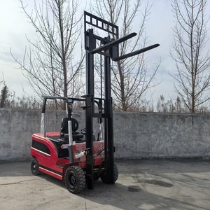 Chariot élévateur électrique polyvalent de 2 tonnes, modèles de manutention télescopique, batterie plomb-acide 60V/200AH, mât à deux étages, pneus pleins, personnalisable - Product Image 1