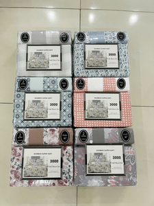 6-miếng in siêu mềm tấm sợi nhỏ thiết lập các mẫu đẹp từ thiên nhiên, thoải mái, tất cả các mùa Khăn trải giường - Product Image 5