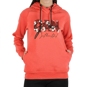 เสื้อฮู้ดแฟชั่นลำลองคุณภาพสูงนุ่มสบาย PUFFIN SPORTS ผลิตแบบ OEM ขายส่งเสื้อผ้าขนแกะสำหรับผู้หญิงฤดูหนาวแบบกำหนดเองได้ - Product Image 1