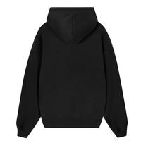 Sweat-shirt à capuche en molleton de coton épais personnalisé avec logo brodé et broderie en tissu éponge