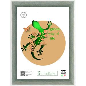 CADRE PHOTO AZUMA EN BOIS ET CRYLEX VERT 13X18CM - Product Image 1