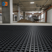 Planche de drainage alvéolée en plastique HDPE robuste et résistante aux perforations pour projets de drainage de podiums, ponts, barrages et jardins, garantie 5 ans