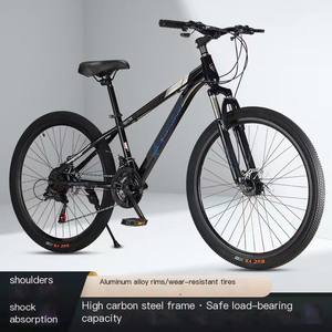 <span class=keywords><strong>Bicicleta</strong></span> de Montaña Nueva de 26 Pulgadas, 21 Velocidades, Cuadro de Acero de Alto Carbono, Frenos de Disco Dobles, Ligera, para Adultos, para Ciclismo Todoterreno - Product Image 3