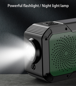 D589 Home am fm <span class=keywords><strong>radio</strong></span> sans fil à charge solaire, haut-parleur <span class=keywords><strong>militaire</strong></span> stéréo HD pour fenêtre extérieure - Product Image 5