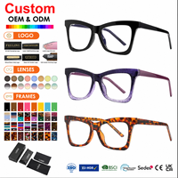 Lunettes optiques anti-lumière bleue pour femmes, tendance, grandes, motif papillon, bloquant la lumière bleue, pour ordinateur