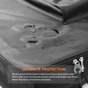 Túi Danh Mục Đầu Tư Nghệ Thuật Siêu Lớn Tùy Chỉnh Túi Nghệ Sĩ Chống Nước Mang Theo Túi Cứng Mặt Chắc Chắn Với Dây Đeo Cho Tác Phẩm Nghệ Thuật Phác Thảo - Product Image 3