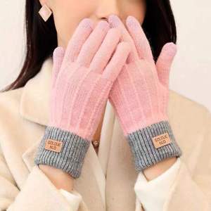 <span class=keywords><strong>Gants</strong></span> en alpaga pour femmes, en tricot d'hiver, écran tactile, doigt complet, <span class=keywords><strong>chaud</strong></span>, épaississant, Plus, <span class=keywords><strong>gants</strong></span> de cyclisme pour hommes - Product Image 5